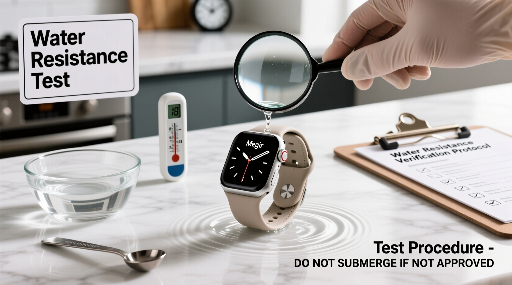 step by step guide to accurately testing your megir watchs water resistance at home