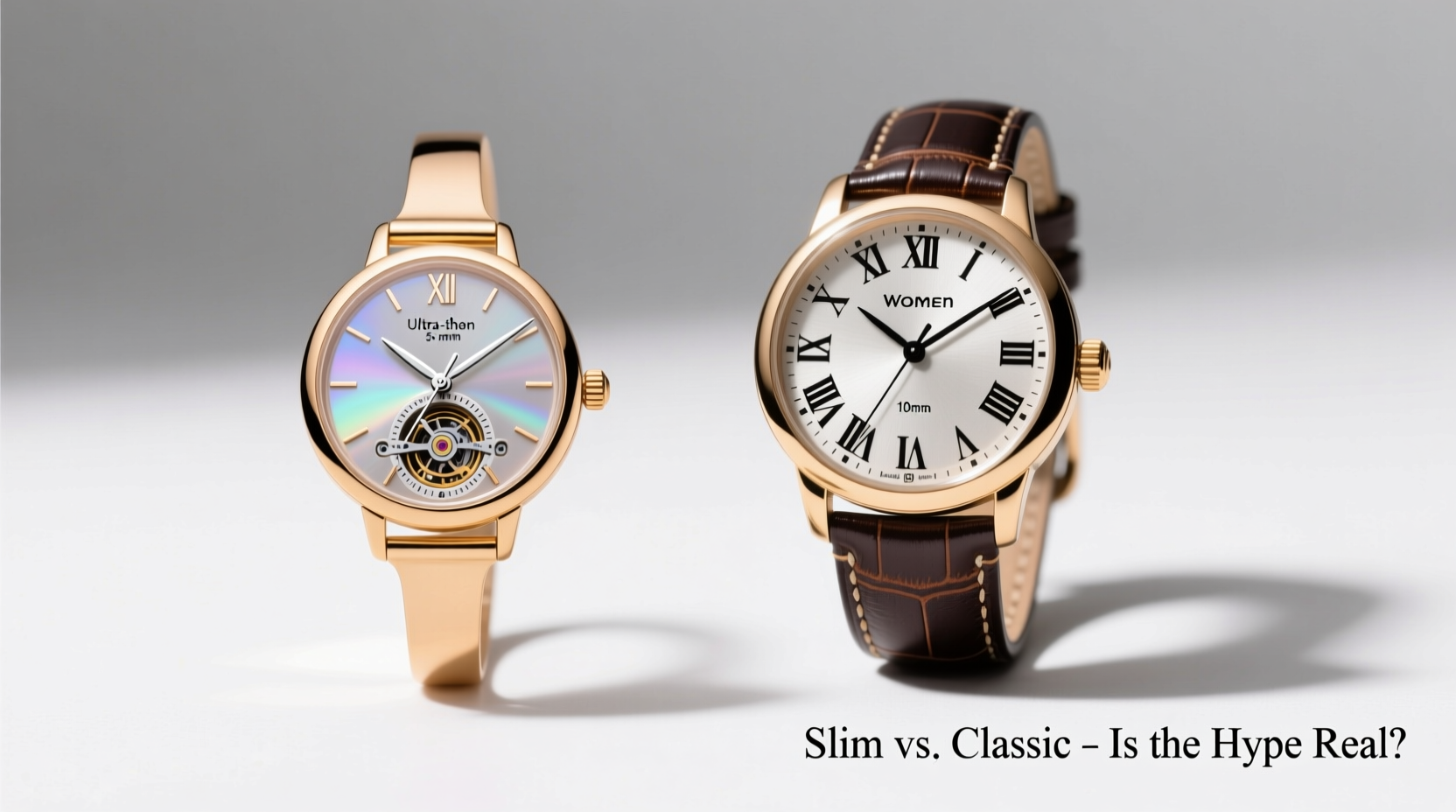 ultra thin vs traditional womens watches are the slim ones actually worth the hype