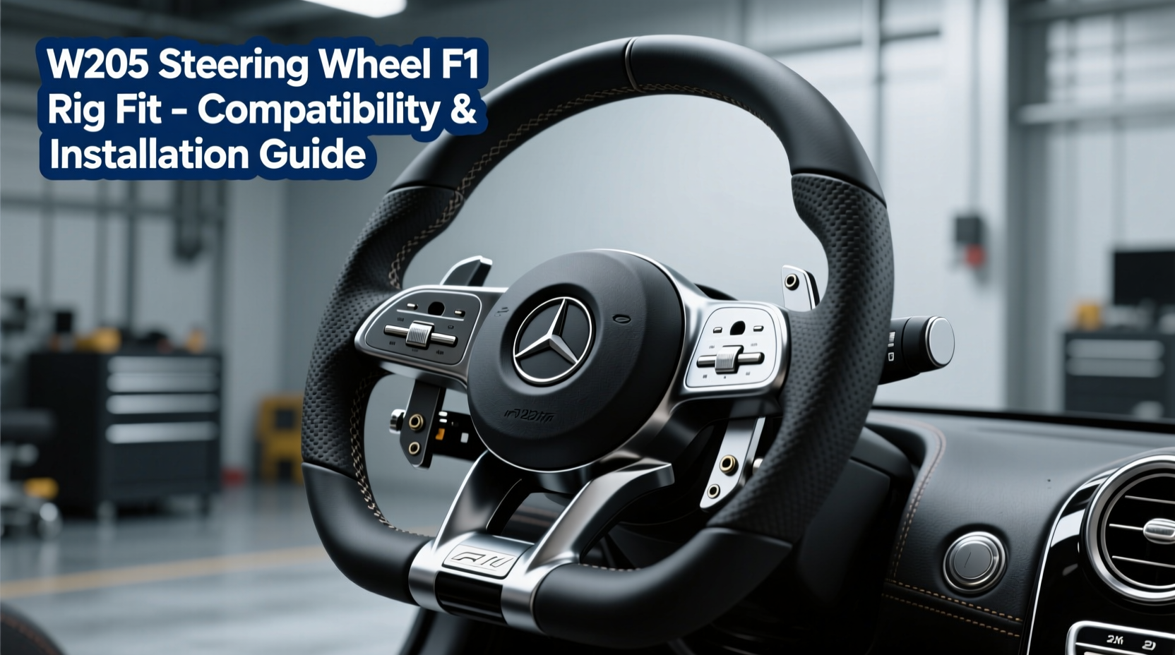w205 steering wheel f1 rig fit