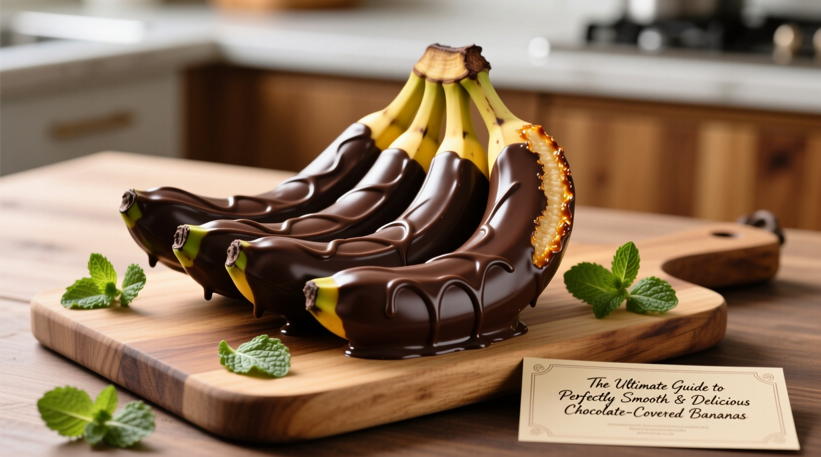 the ultimate guide to perfectly smooth and delicious chocolate covered bananas at home