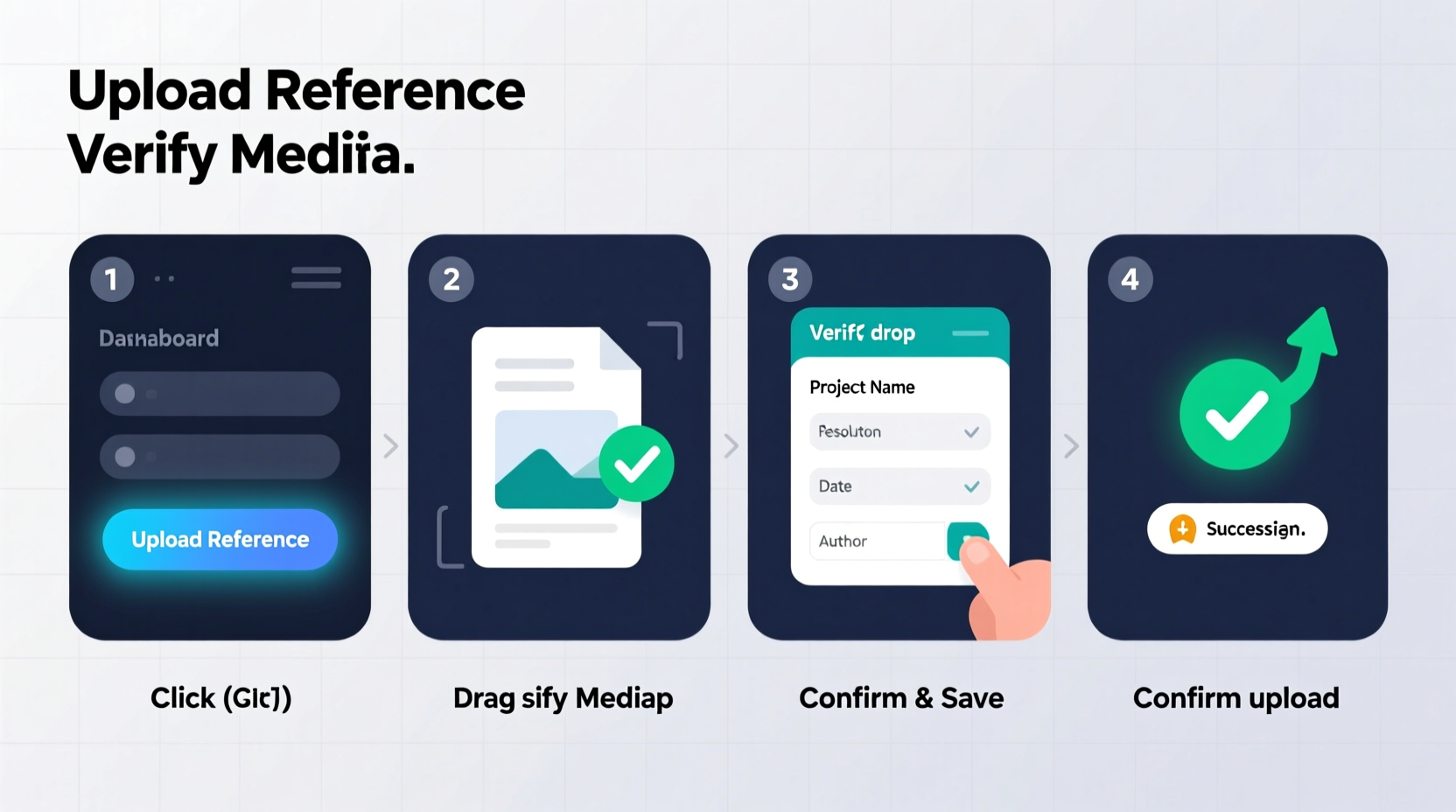 step by step guide how to upload a professional reference correctly and easily