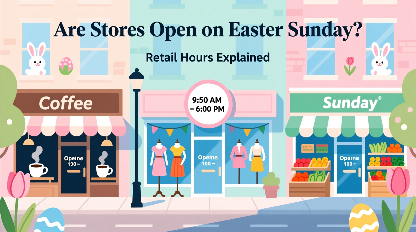 are stores opened on easter sunday