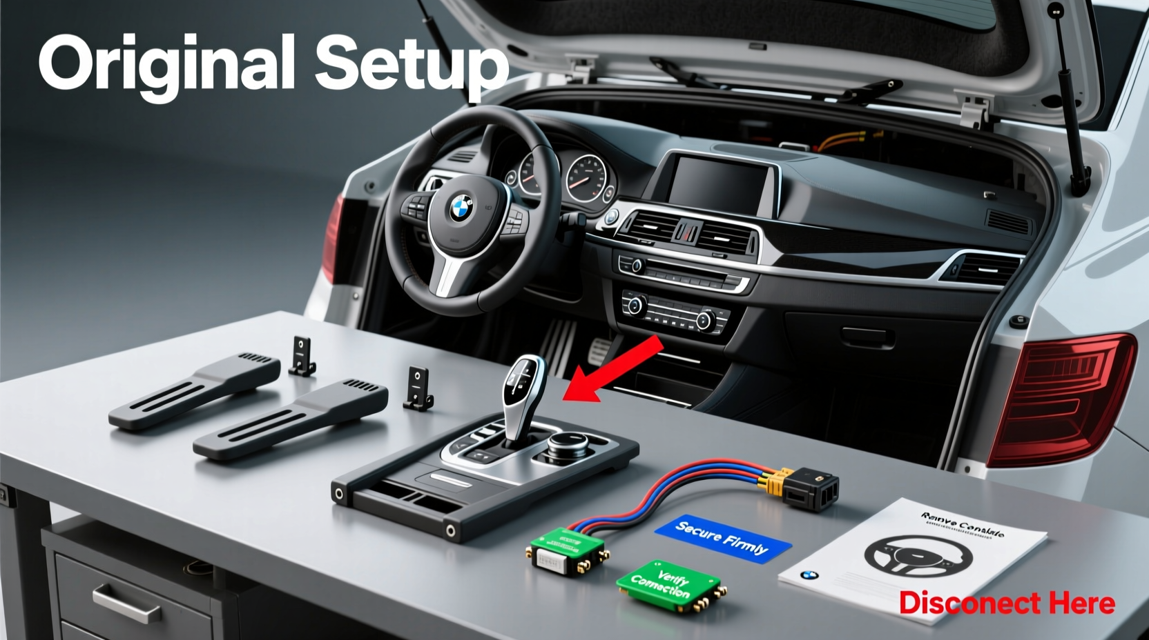paddle shift wheel install bmw f10
