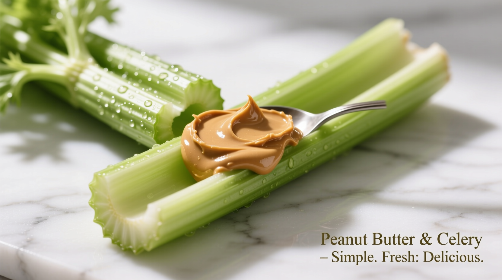 peanut butter with celery
