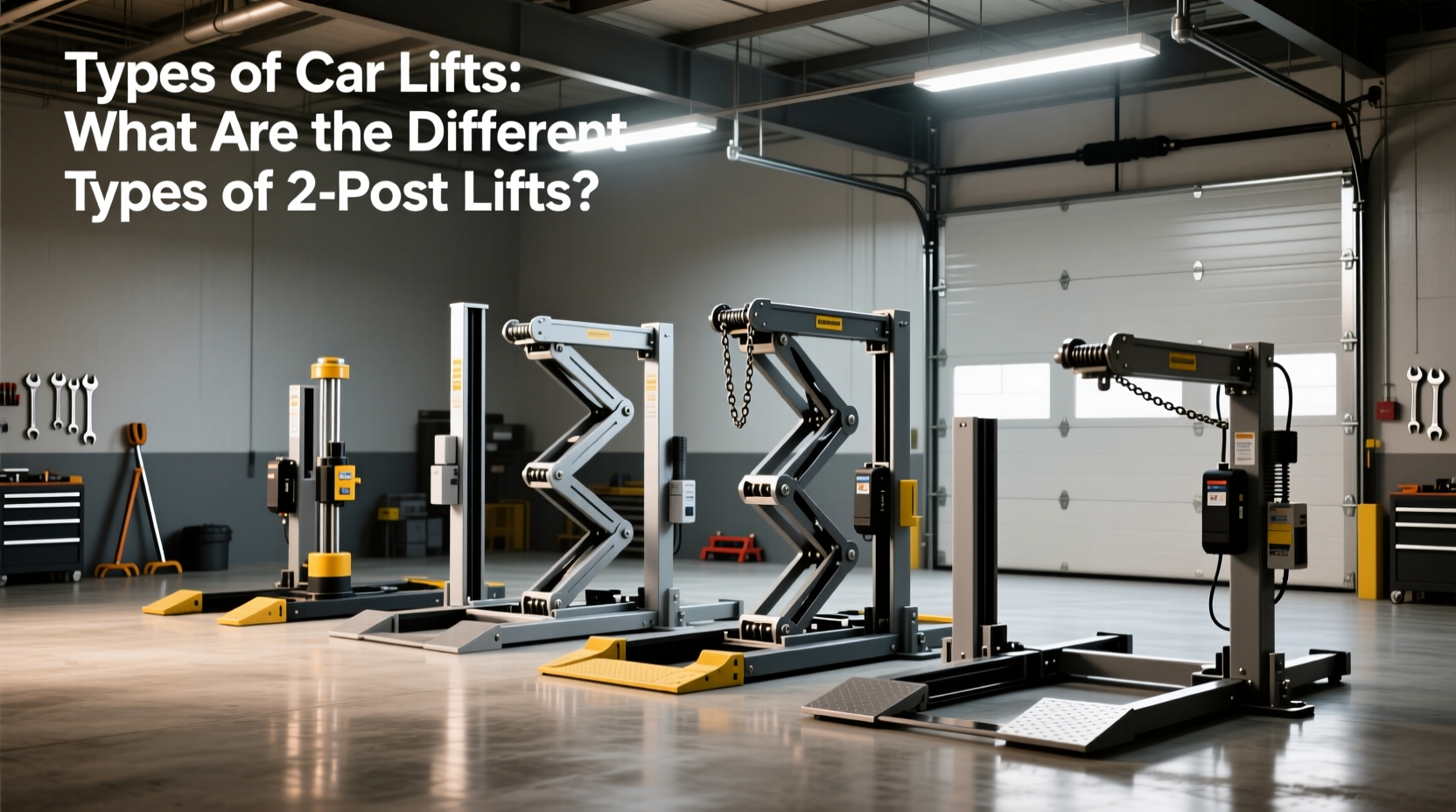 How to Choose Types of Car Lifts: What Are the Different Types of 2 Post Lifts?