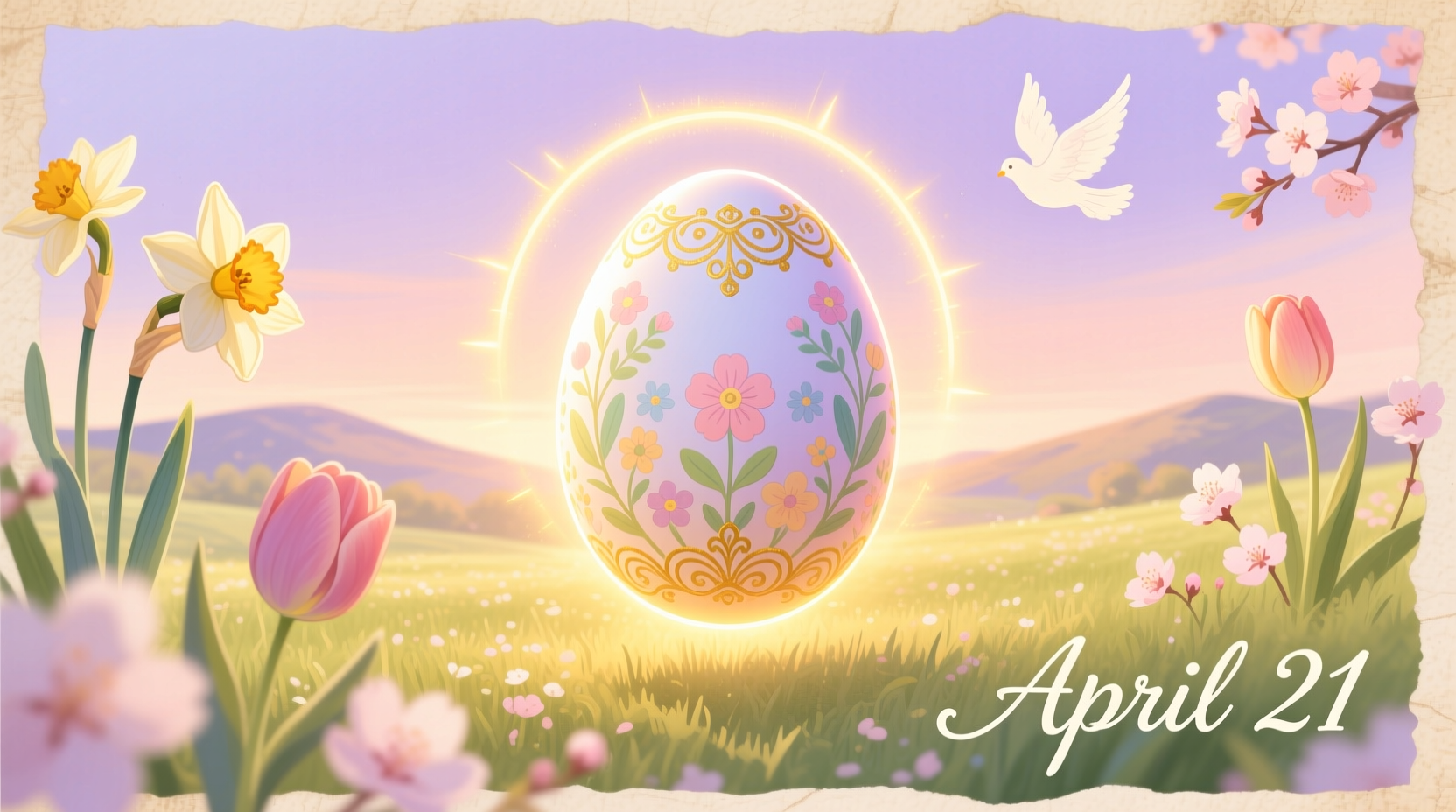 does easter ever fall on april 21