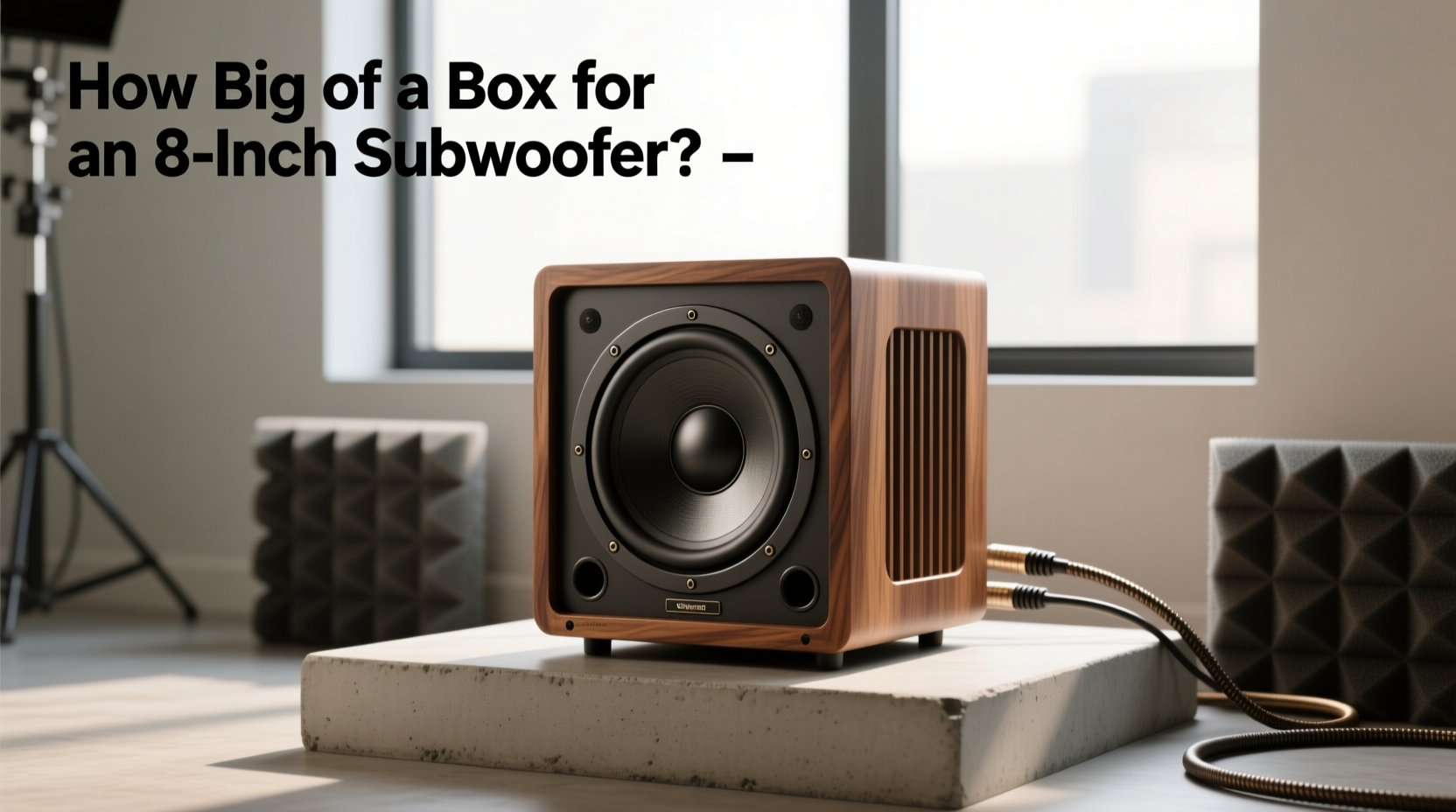 How to Choose an 8-Inch Subwoofer Box: A Practical Guide