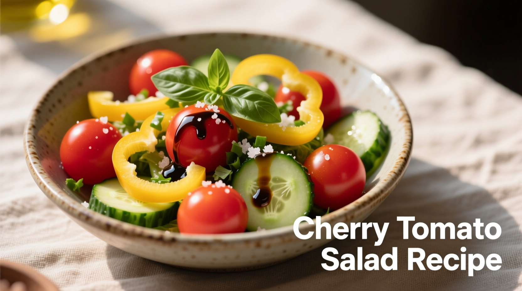 Perfect Cherry Tomato Salad Recipe in 10 Minutes