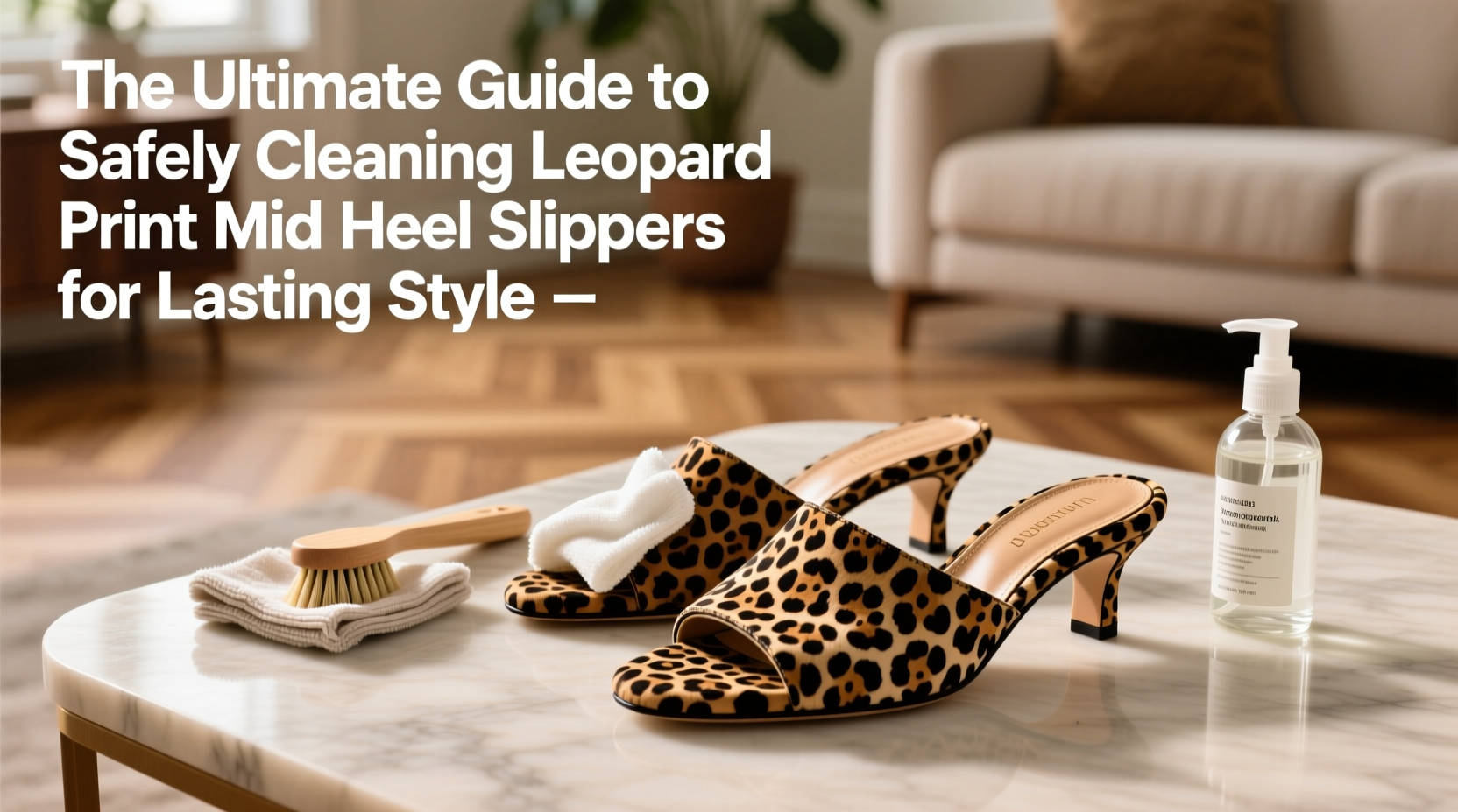 the ultimate guide to safely cleaning leopard print mid heel slippers for lasting style