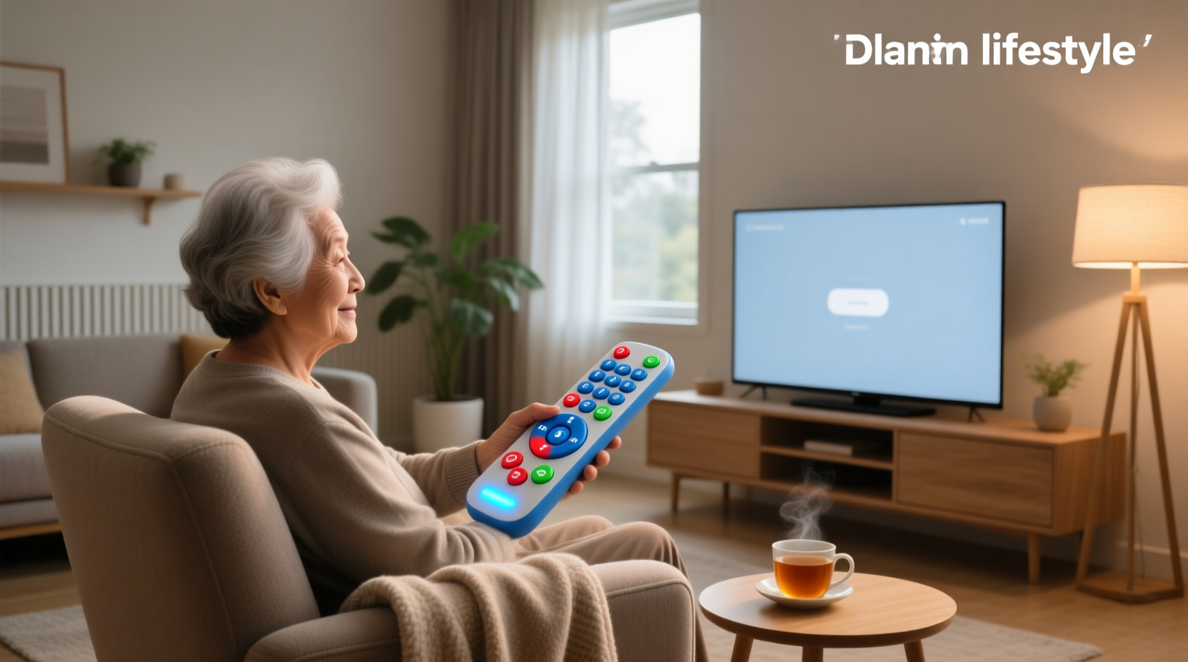 best tv remote for seniors simple, big button remote care options
