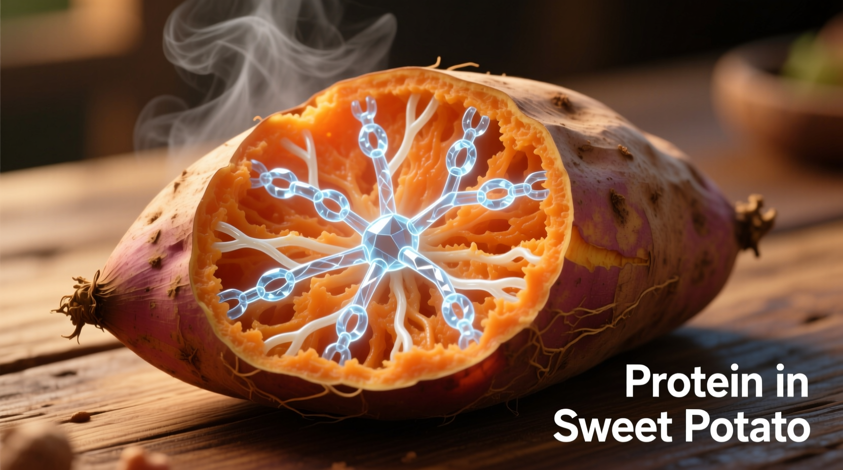 protein in sweet potato