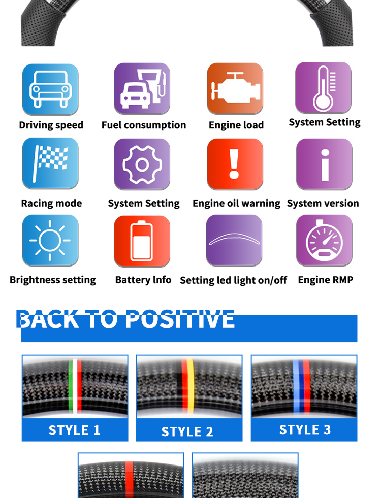 For Bentley continental Bentley flying GT Carbon Fiber Steering Wheel