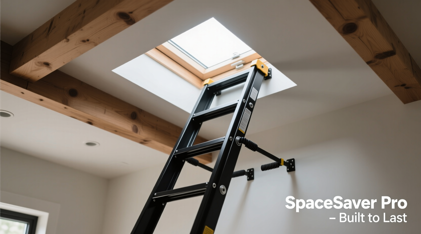 compact and durable attic ladders for small openings that fit anywhere