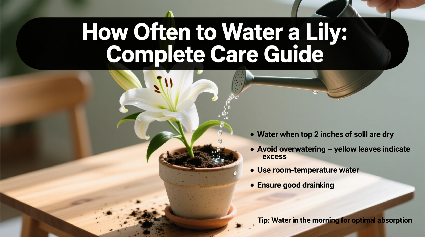 How Often to Water a Lily: Complete Care Guide