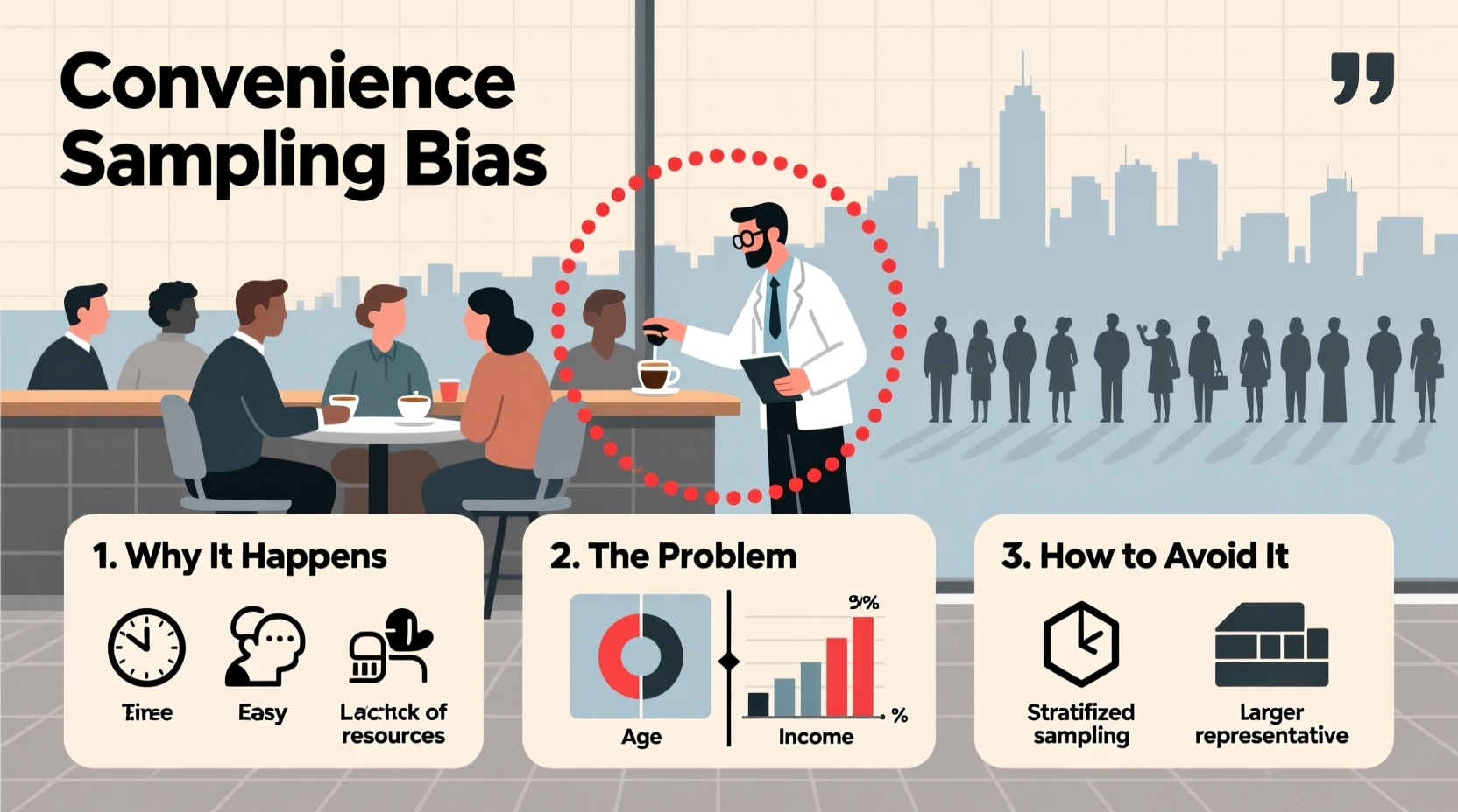 convenience sampling bias why it happens how to avoid it