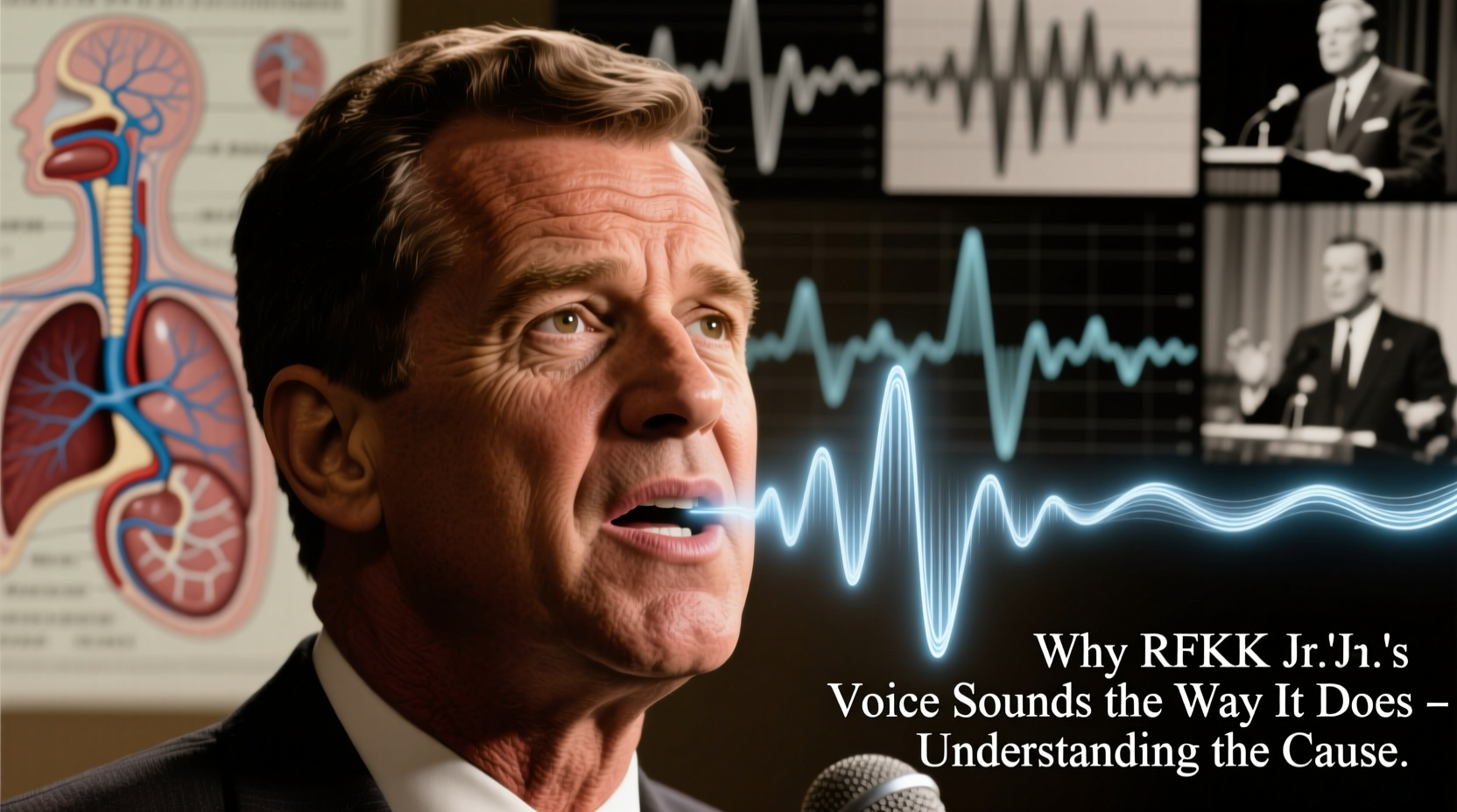 why rfk jr s voice sounds the way it does understanding the cause
