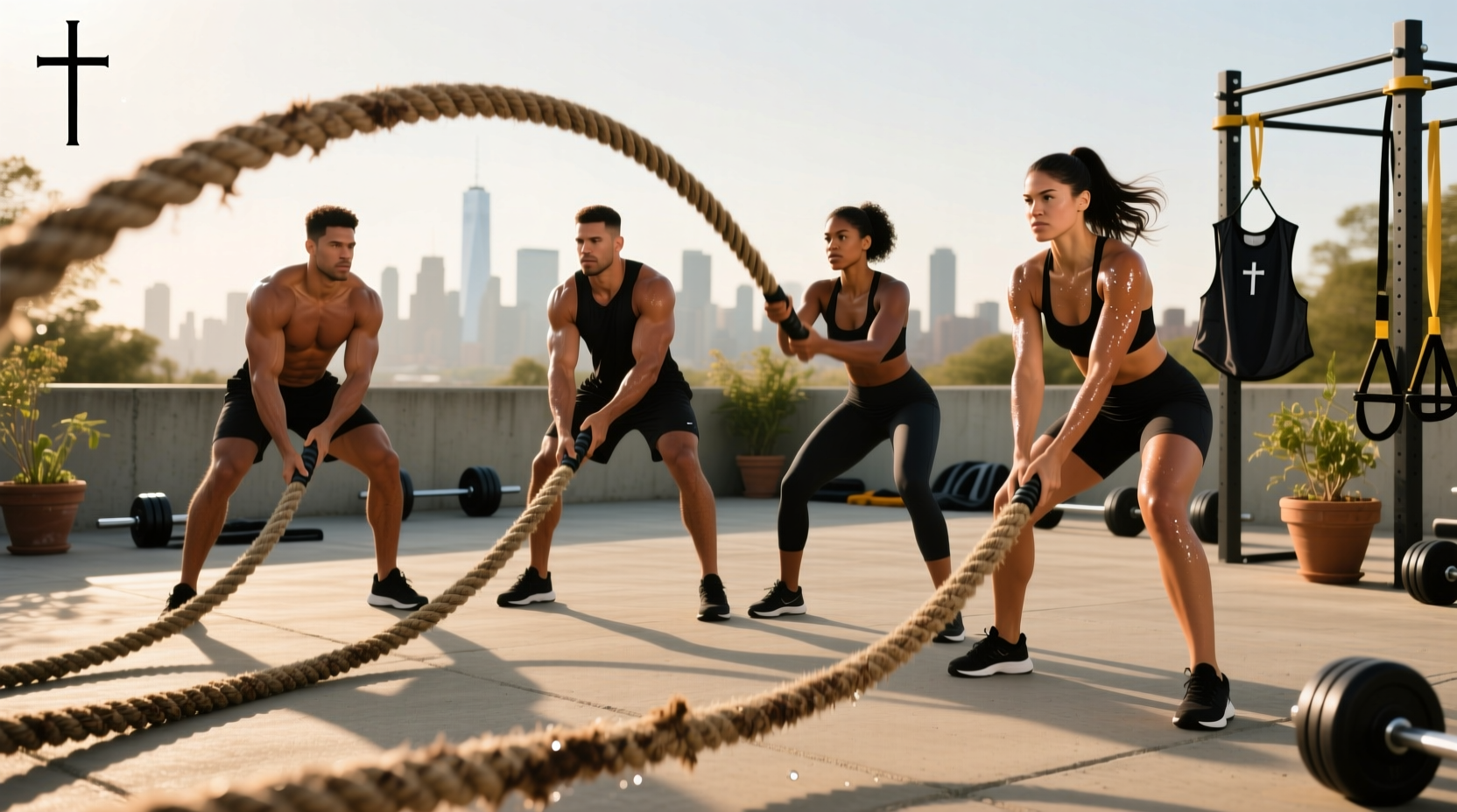 battle ropes for strength training 