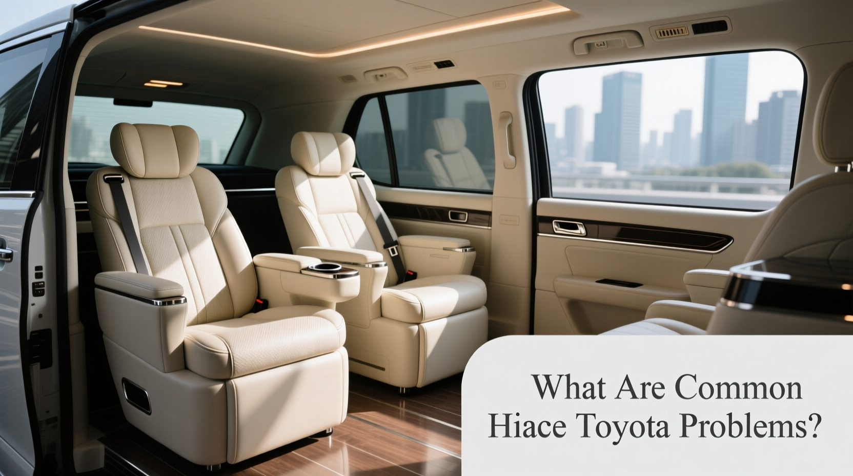Toyota Hiace VIP Seats Buying Guide: How to Choose & Common Problems