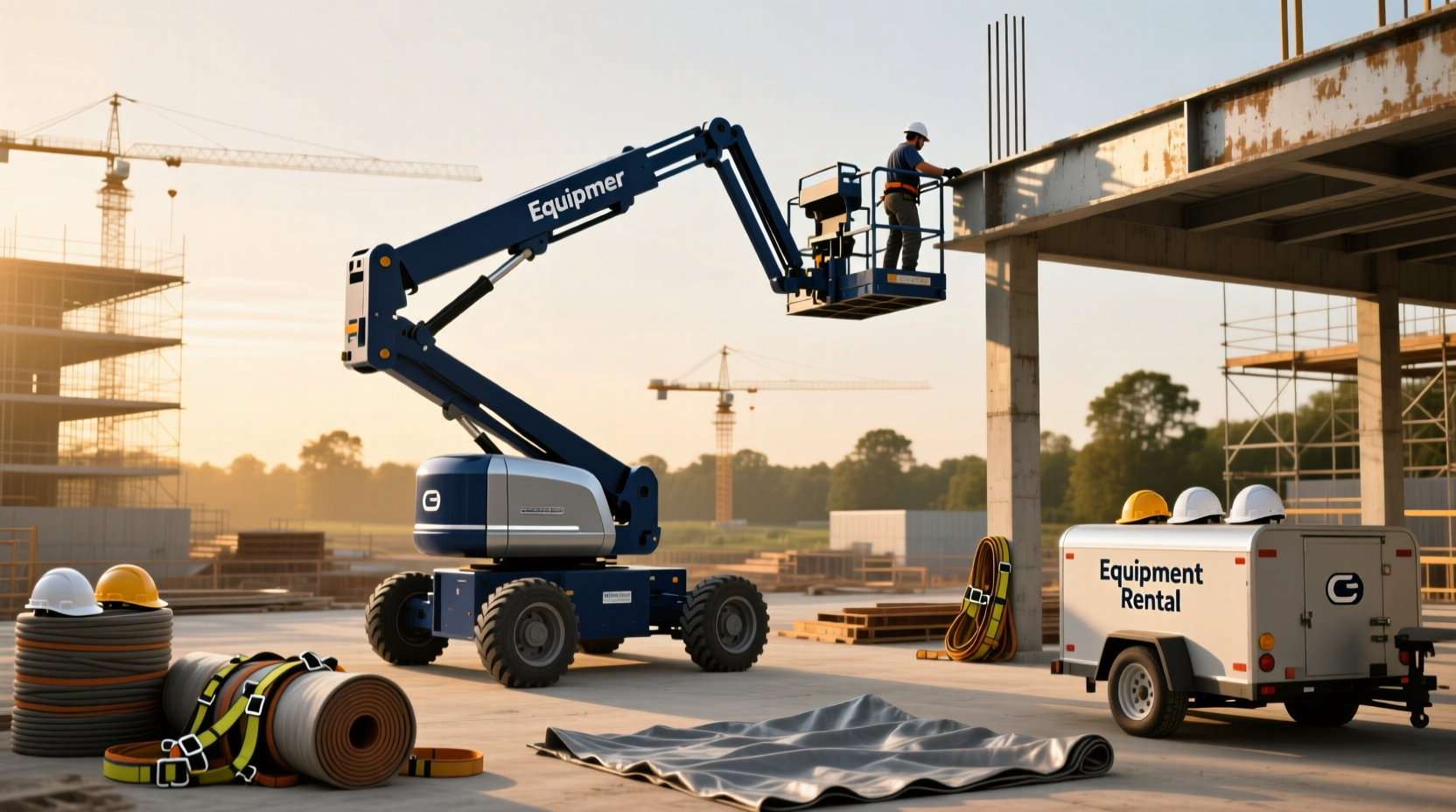 How to Rent a Boom Lift: Heights, Types, and Safety Tips