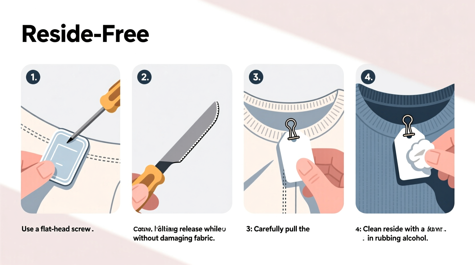 effective methods to safely remove alarm tags from clothes at home