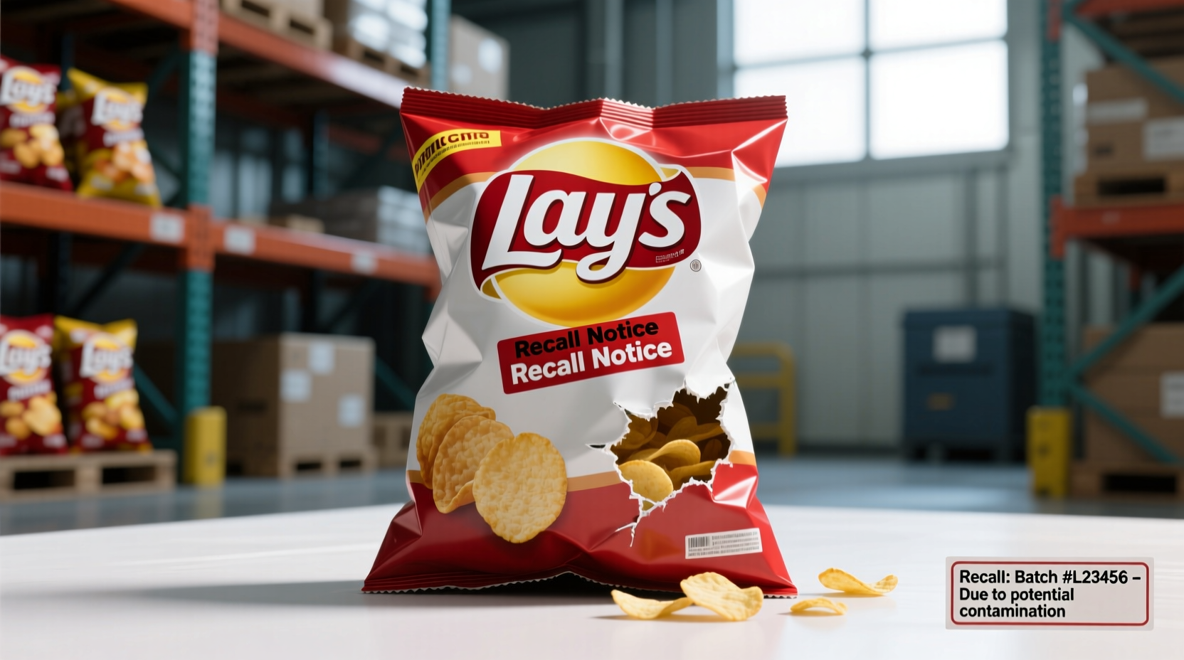 Frito-Lay Recalls Specific Lay's Potato Chips Due to Salmonella Risk