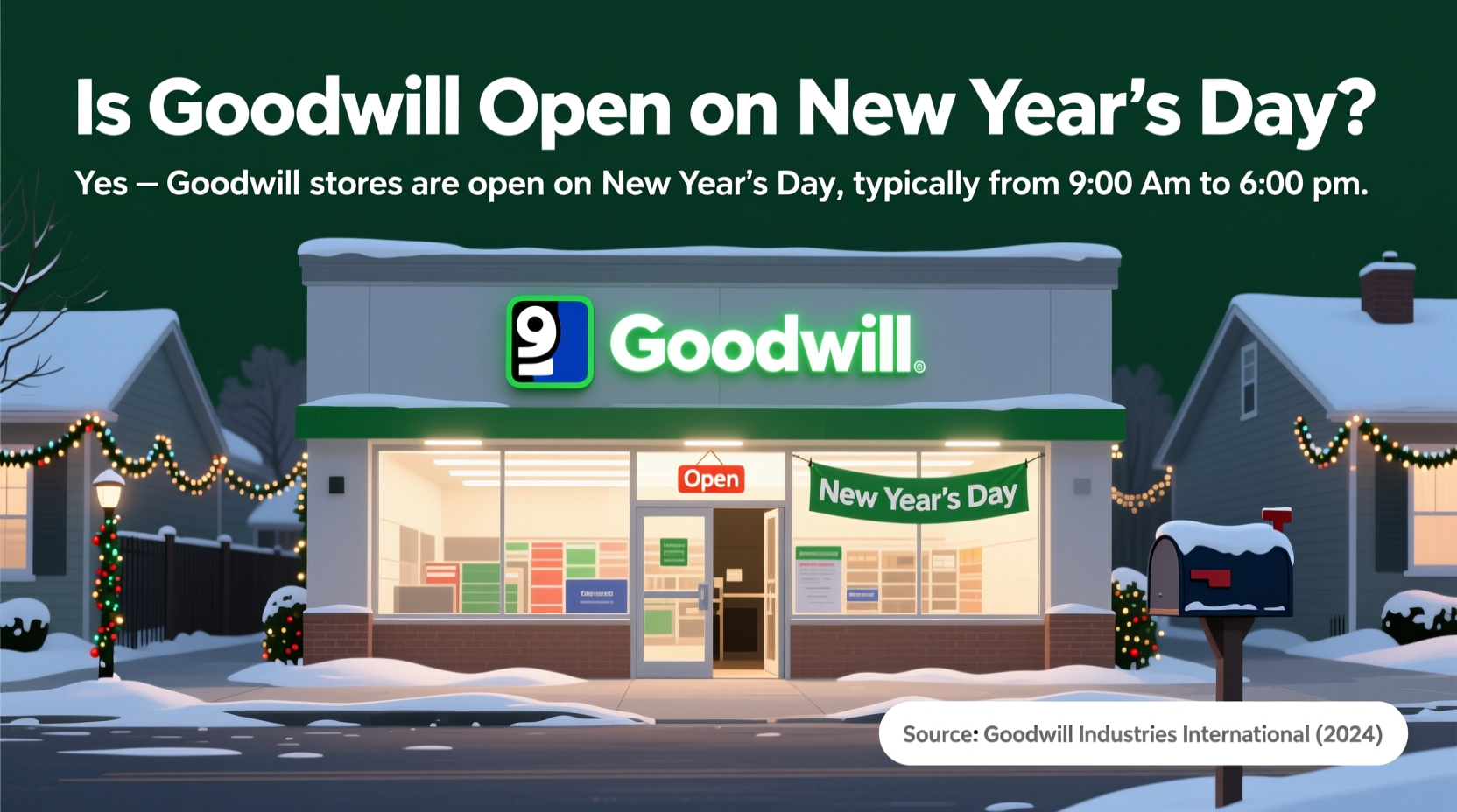 is goodwill open on new years
