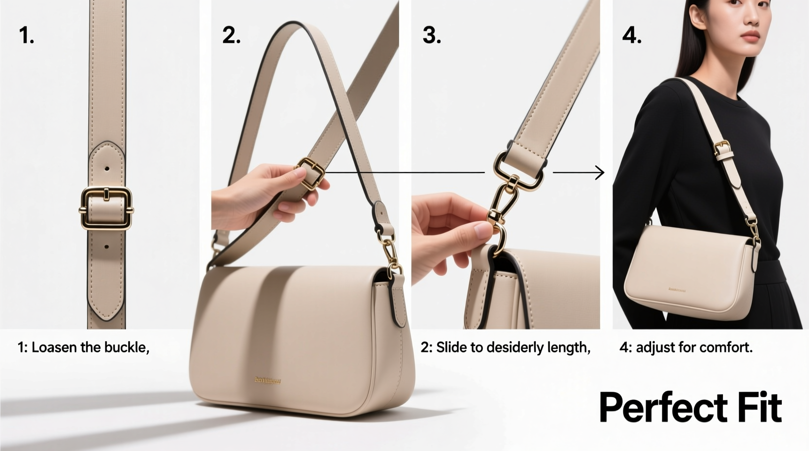 mastering shoulder bag strap adjustment a step by step guide for the perfect fit