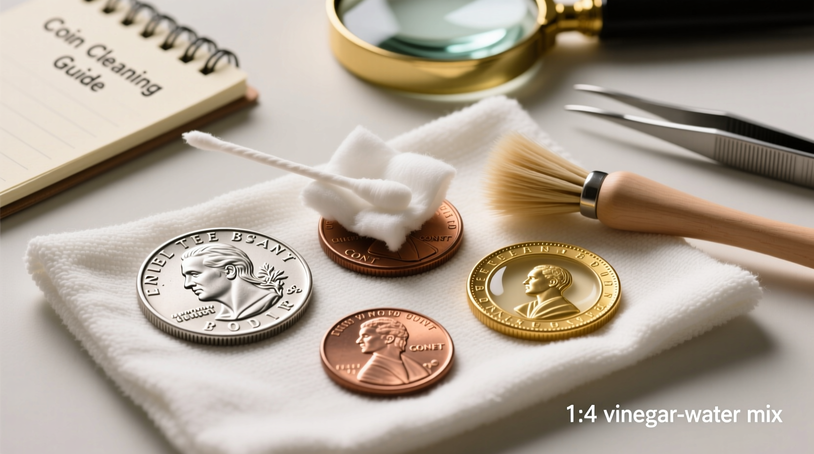 safe and effective methods for how to clean coins without damaging them