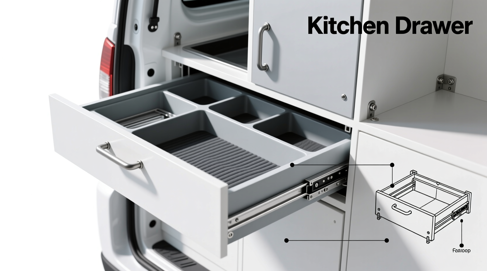 How to Install a Car Kitchen Drawer: Van-Specific Guide