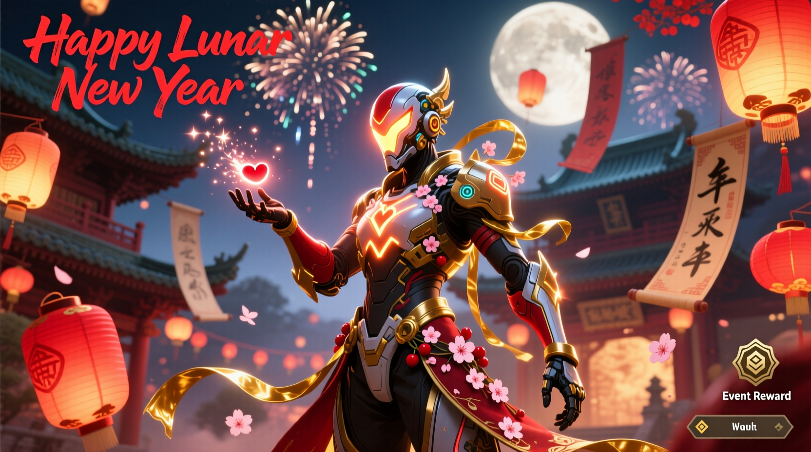 how to get new year kiss warframe