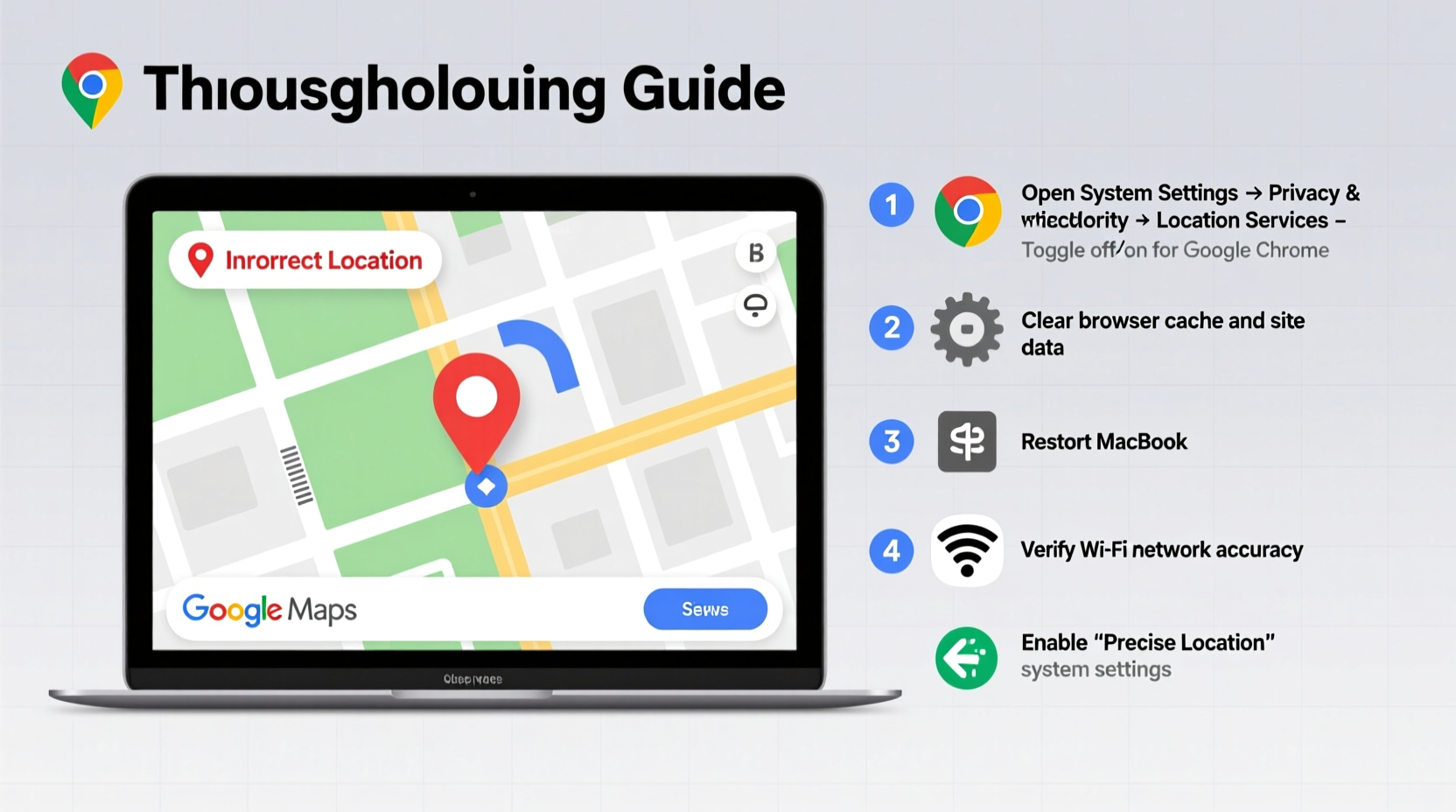 fix google maps wrong location on macbook troubleshooting tips
