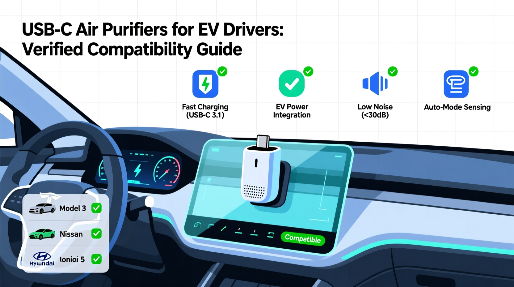 usb c purifiers ev drivers