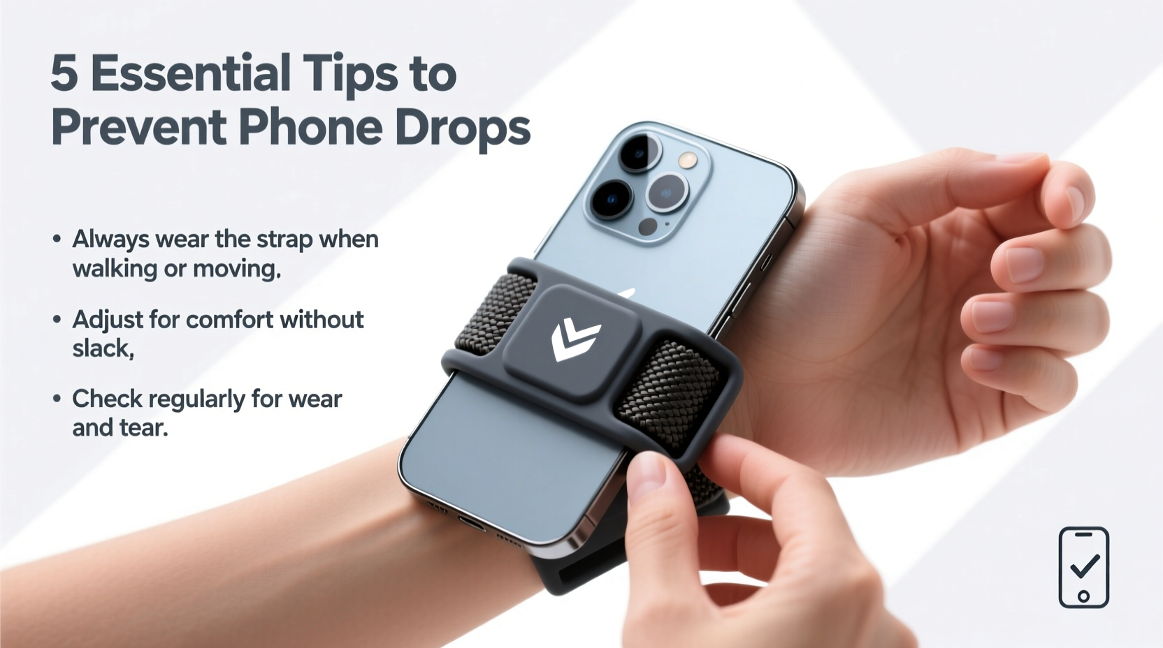 practical tips to effectively use a wrist strap to prevent phone drops
