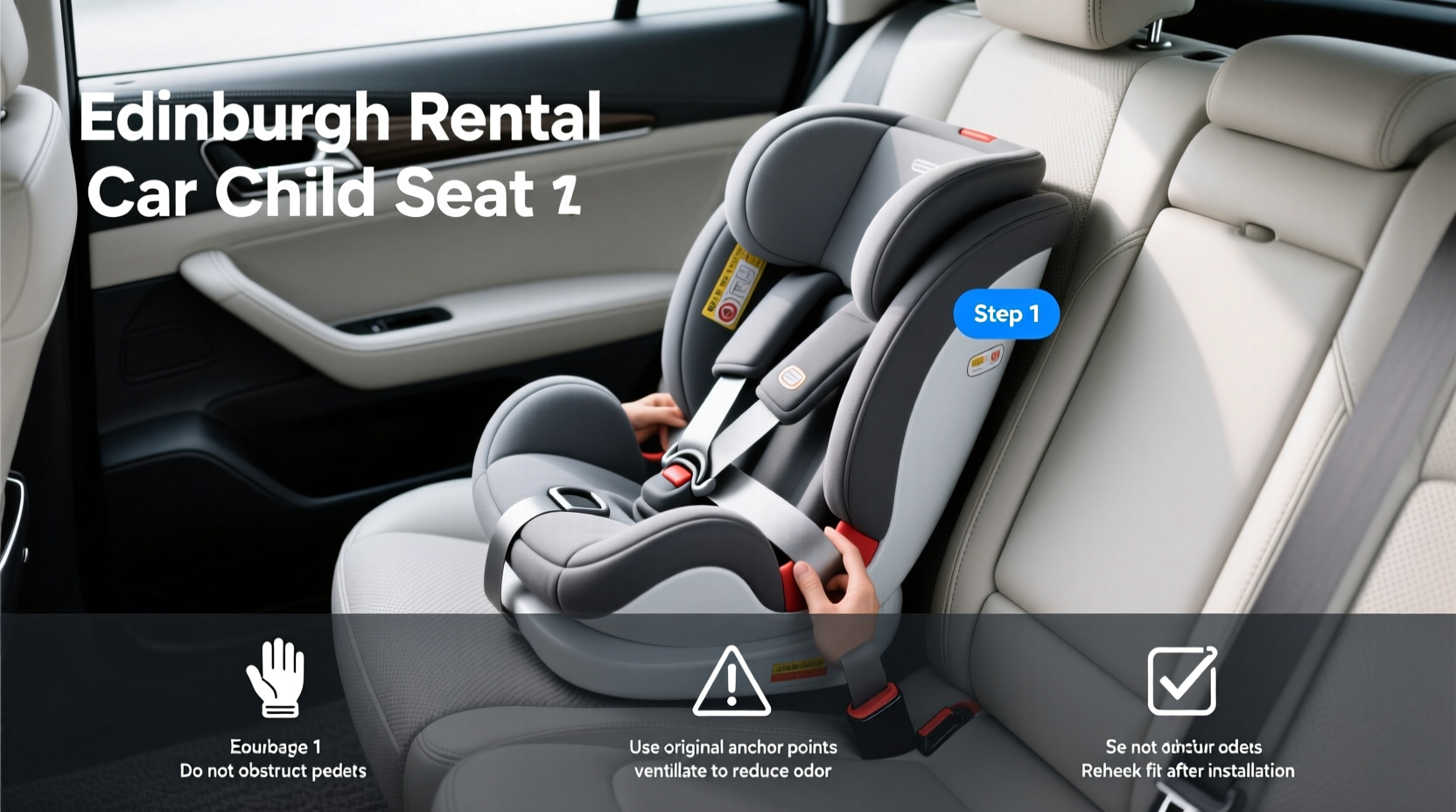edinburgh rental car child seat