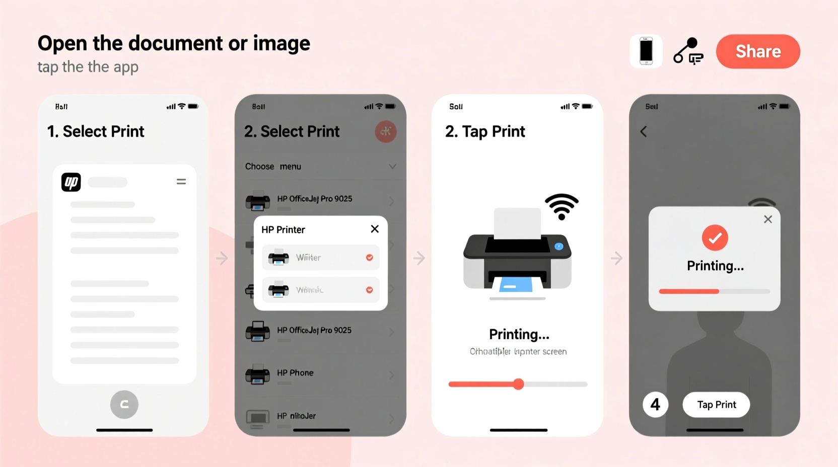 step by step guide to printing from your iphone without airprint