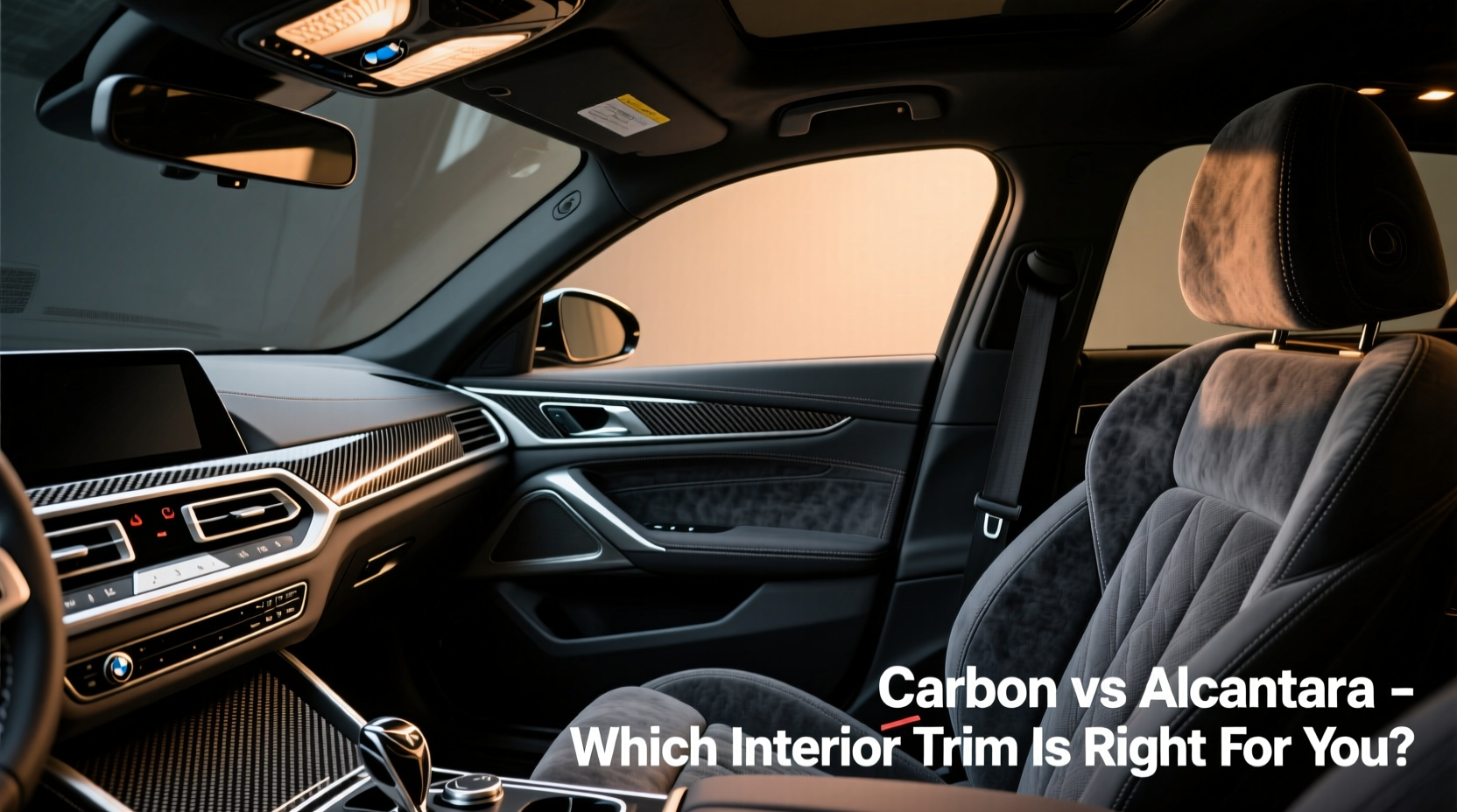 carbon vs alcantara bmw