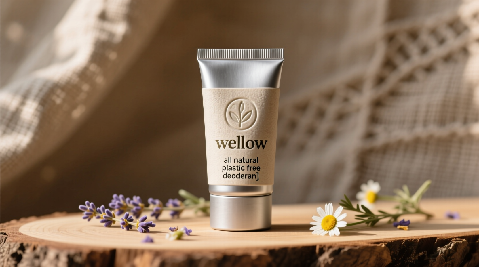 wellow all natural plastic free deodorant