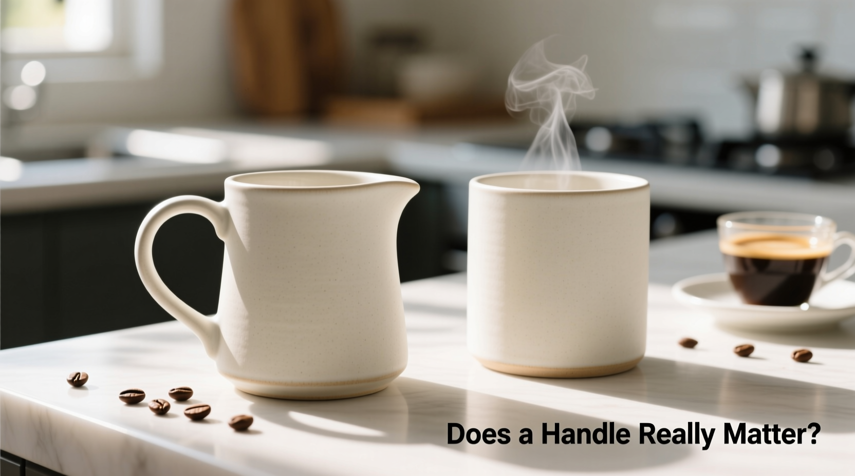ceramic mug with or without handle does a handle really matter