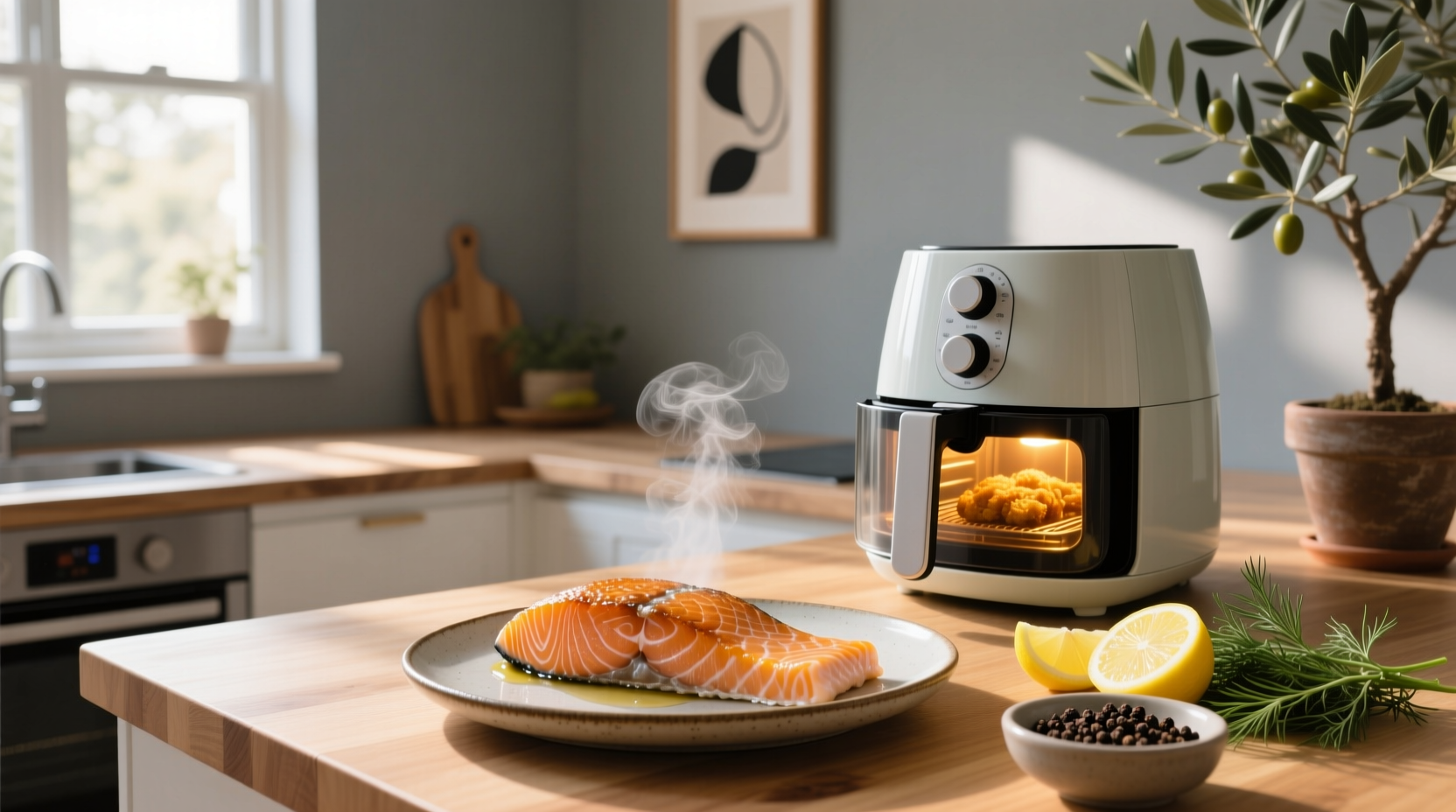 air fry salmon fillet guide