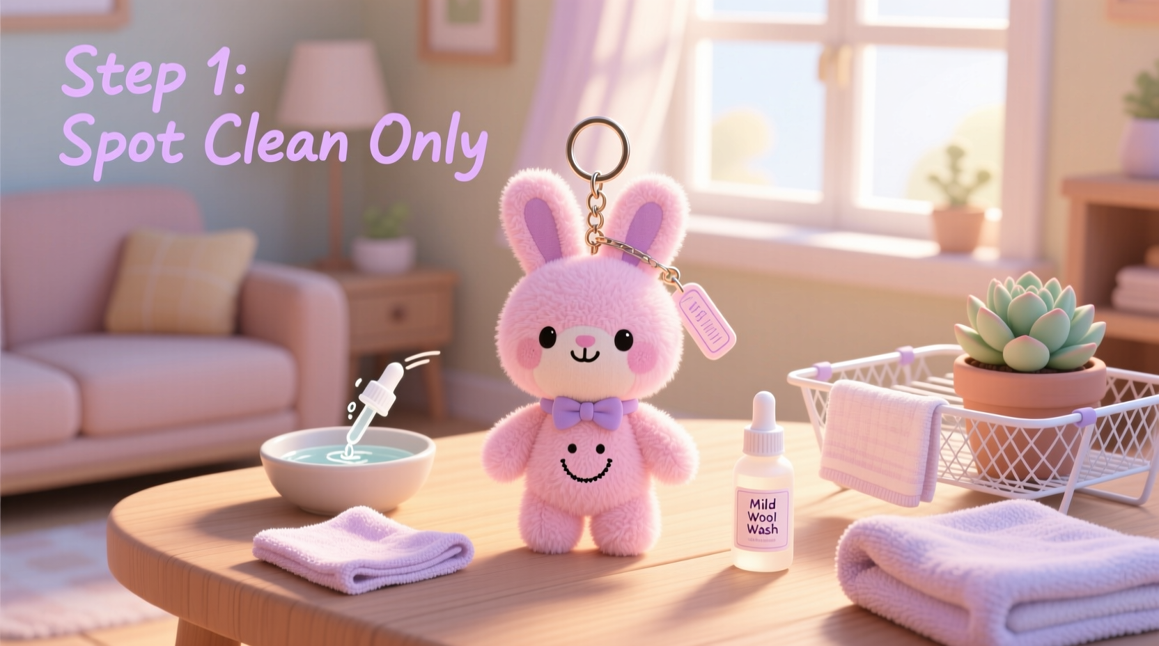 ultimate guide to gently cleaning and refreshing your plush doll keychain 2