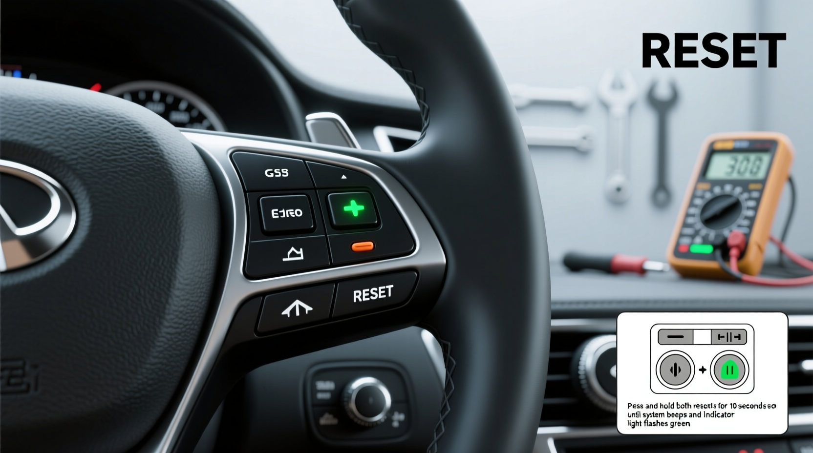 g37 steering controls battery reset