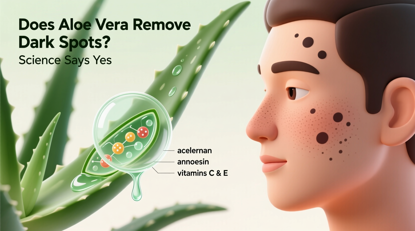 Aloe Vera For Dark Spots