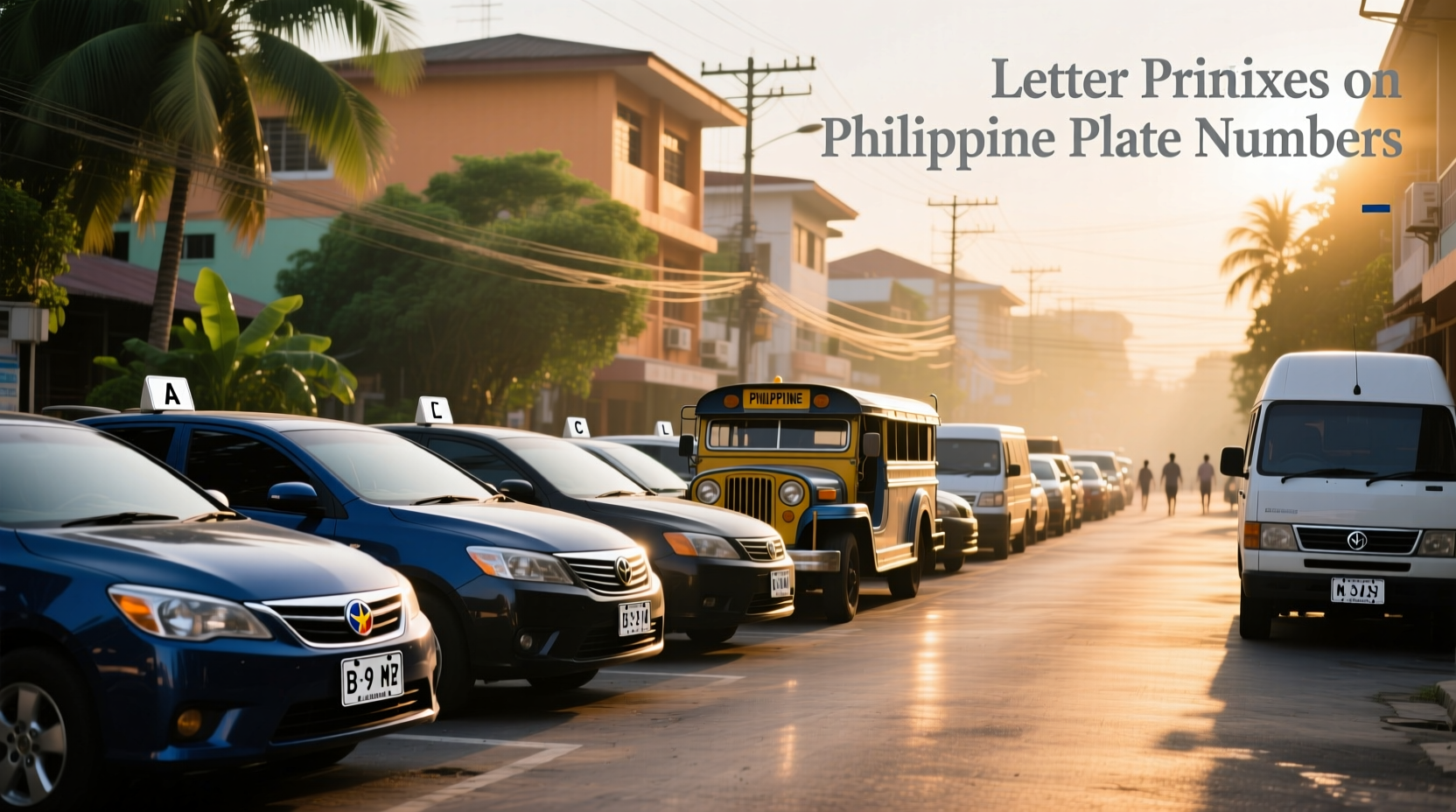 What Do Letter Prefixes on Philippine License Plates Mean?