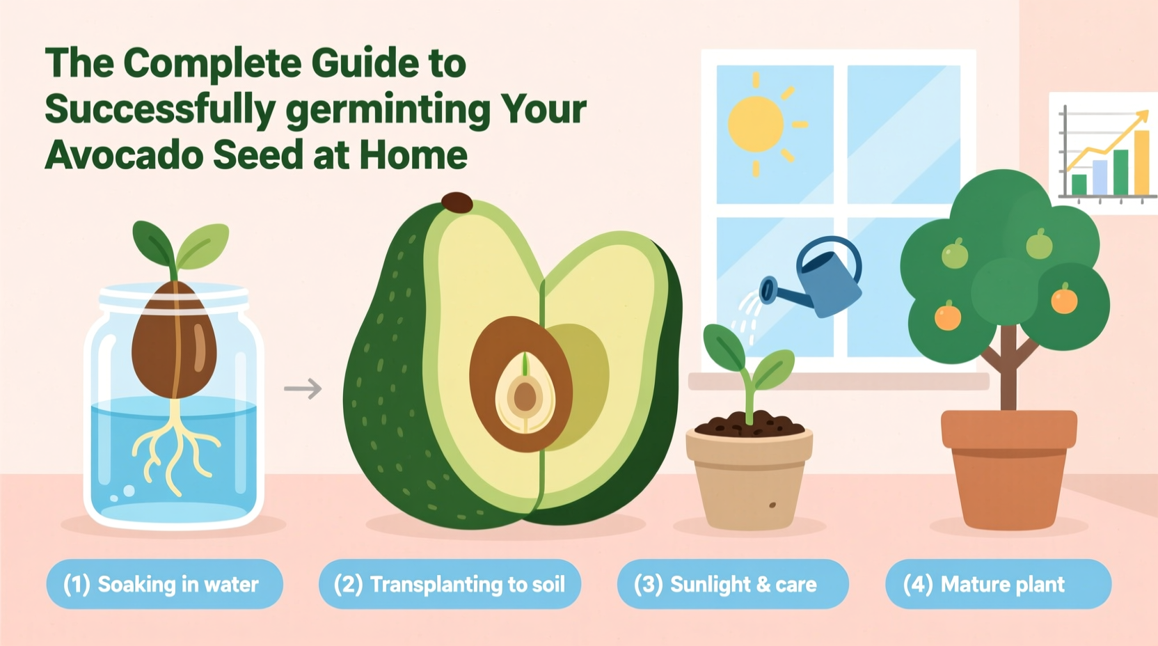 the complete guide to successfully germinating your avocado seed at home