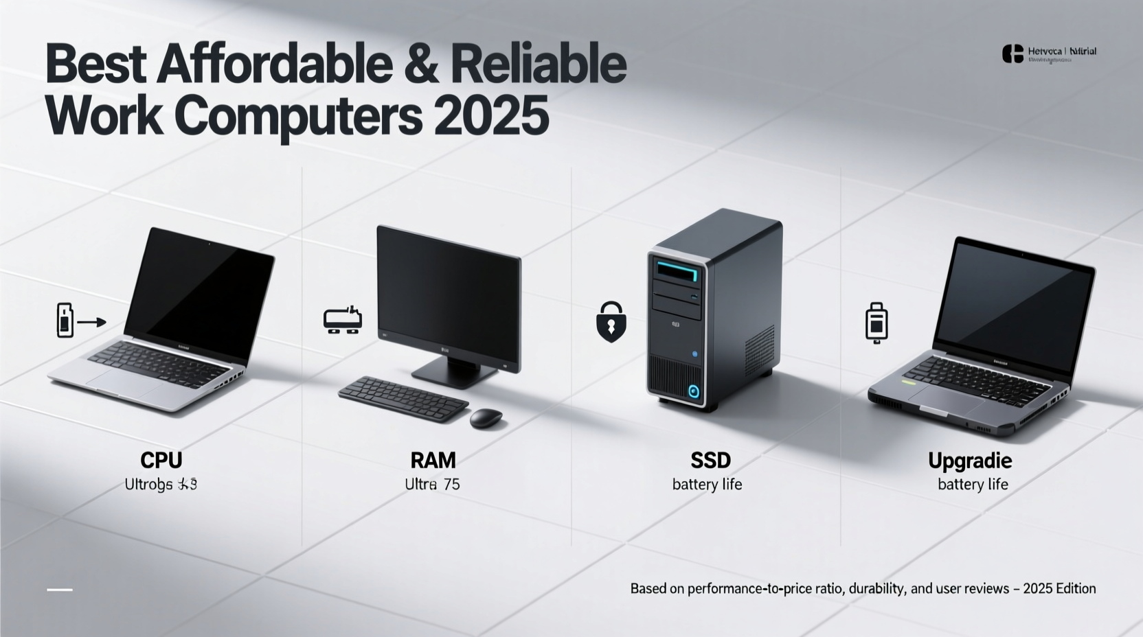 affordable and reliable choices for the best work computers in 2025