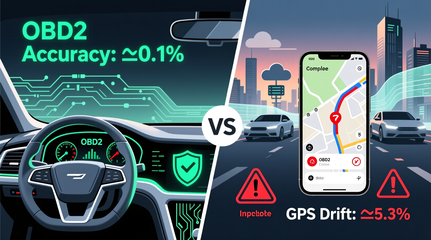 obd2 vs smartphone gps 2026