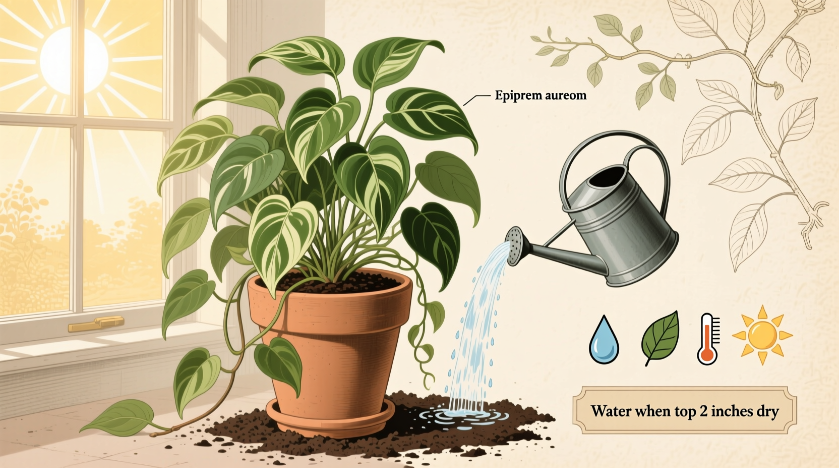 how to care for pothos plant