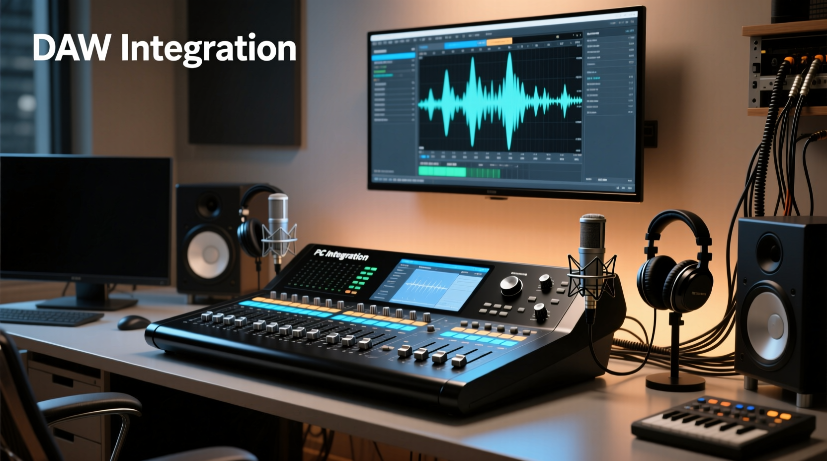 pc controlled audio console