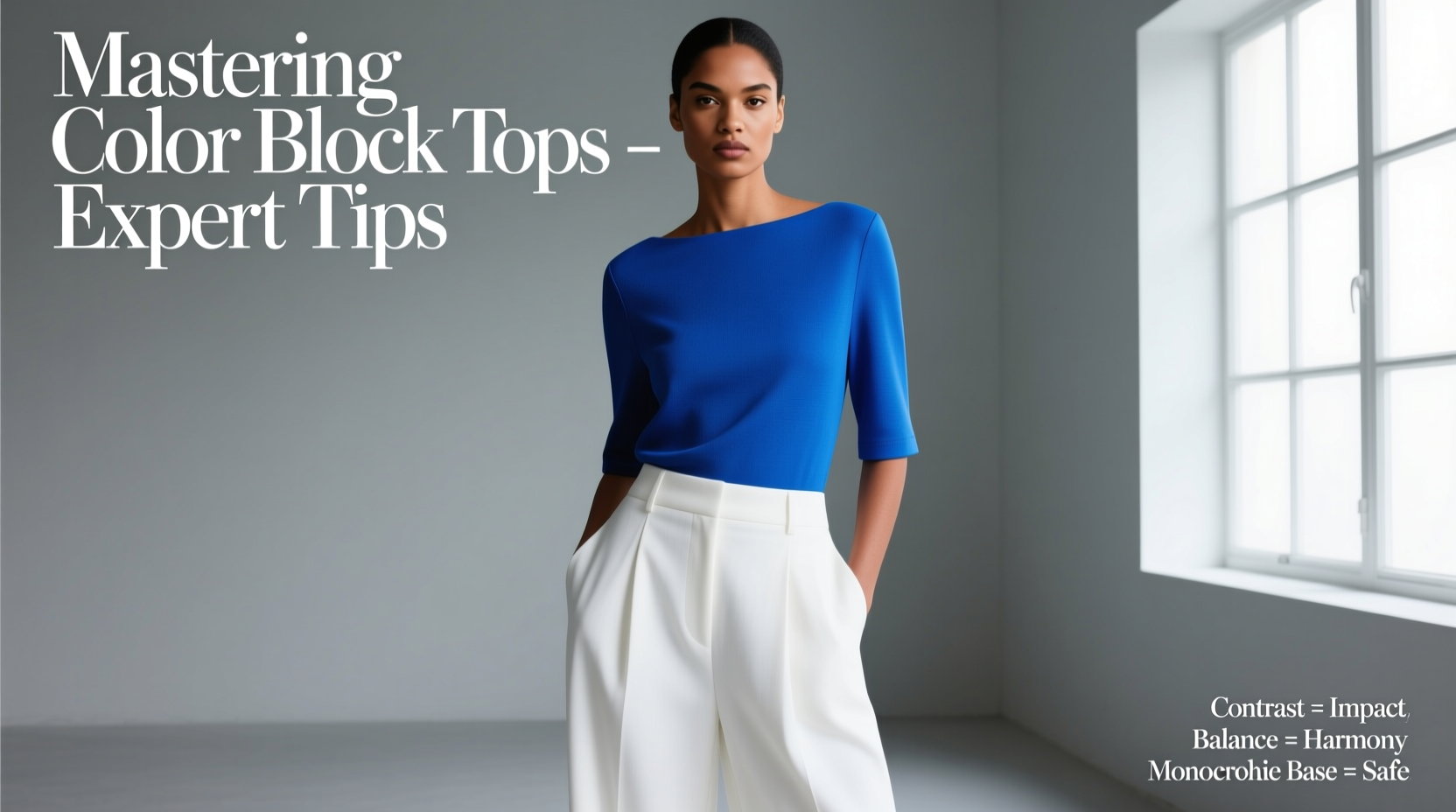 mastering color block tops expert tips to pair them perfectly with any bottoms