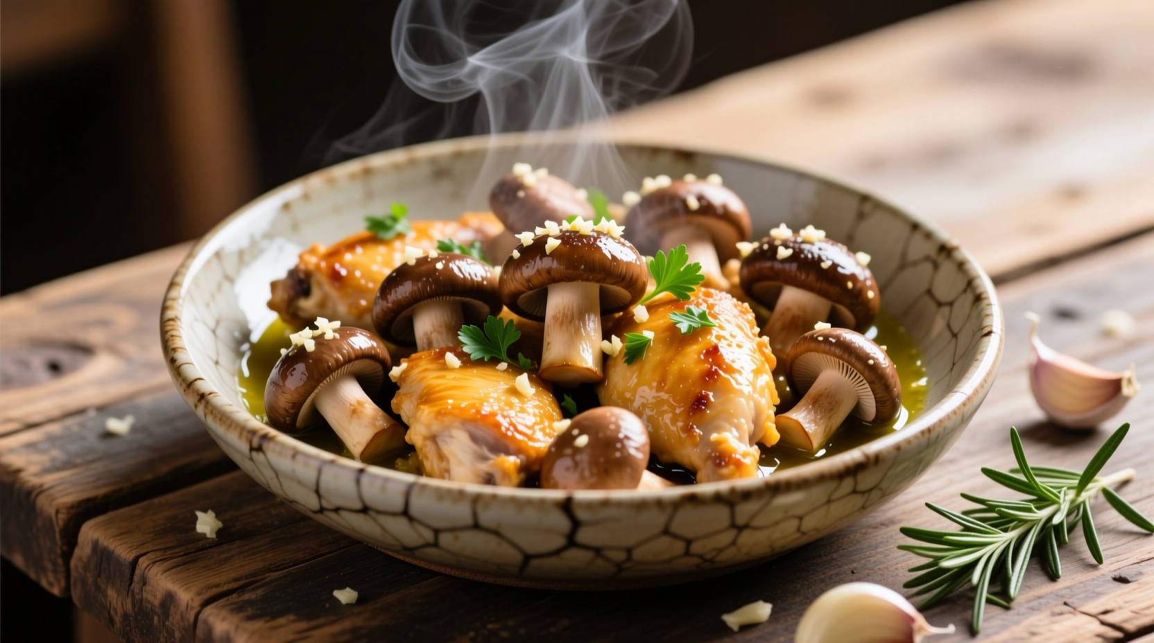 garlic mushroom chicken